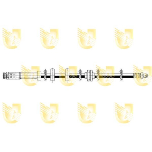 Bremsschlauch Unigom 377217 für Fiat Lancia Vorderachse Links