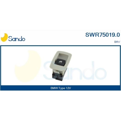 Schalter Fensterheber Sando SWR75019.0 für Bmw Beifahrerseitig