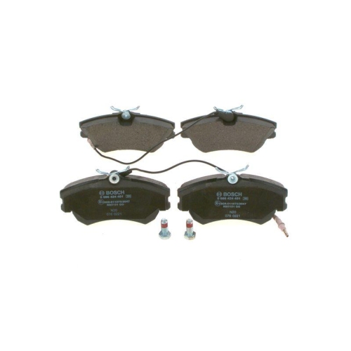 Bremsbelagsatz Scheibenbremse Bosch 0986424451 f&uuml;r Renault Vorderachse