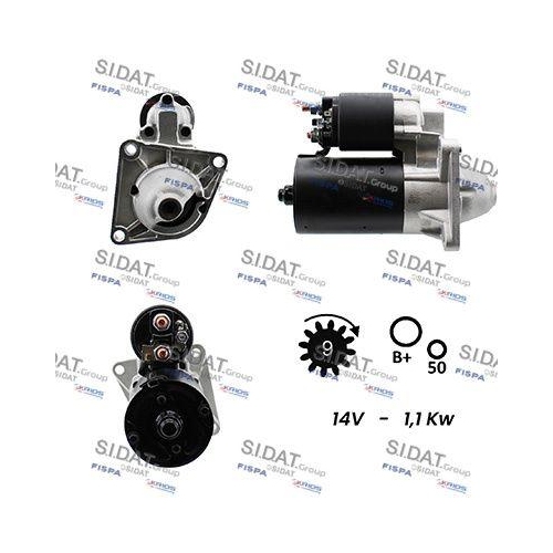 Starter Sidat S12BH0183A2 für Alfa Romeo Fiat Lancia
