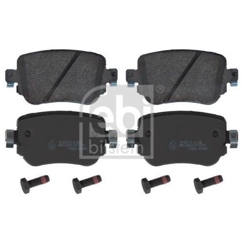 Bremsbelagsatz Scheibenbremse Febi Bilstein 16912 f&uuml;r Audi Seat Skoda VW