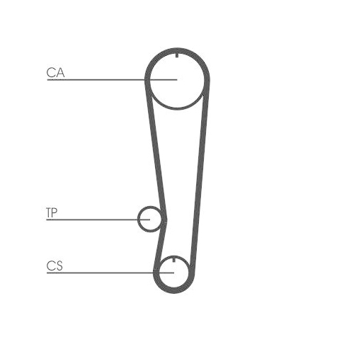 Zahnriemen Continental Ctam CT808 f&uuml;r Suzuki