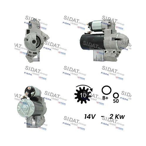 Starter Sidat S12BH0608A2 f&uuml;r Bmw