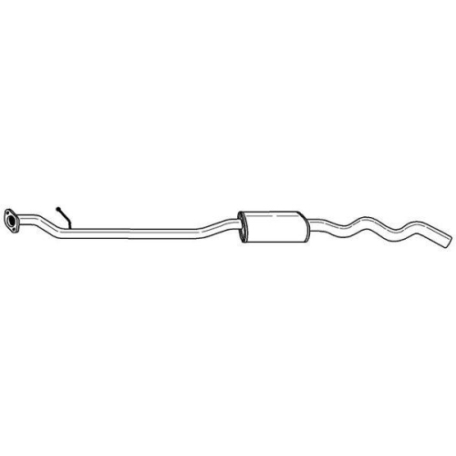 Mittelschalld&auml;mpfer Sigam 38477 f&uuml;r Nissan