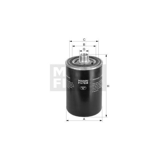 Filter Arbeitshydraulik Mann-filter WD 940/4 für Astra Faun Case Ih O&k Jcb