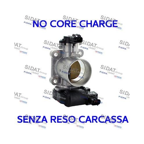 Drosselklappenstutzen Sidat 88.319R f&uuml;r Toyota Hitachi