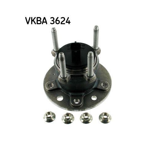 Radlagersatz Skf VKBA 3624 f&uuml;r Fiat Opel Saab Vauxhall Hinterachse