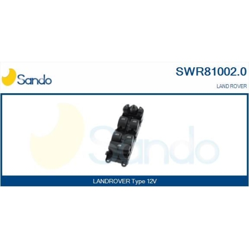 Schalter Fensterheber Sando SWR81002.0 für Land Rover Fahrerseitig