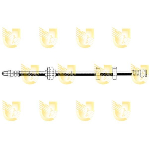 Bremsschlauch Unigom 377270 f&uuml;r Fiat Lancia Vorne