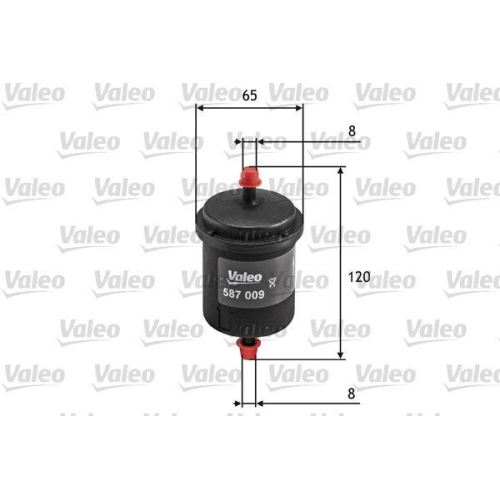 Kraftstofffilter Valeo 587009 f&uuml;r Fiat Innocenti Lancia Autobianchi