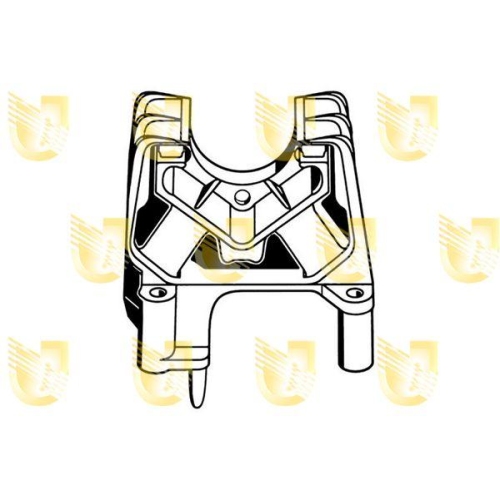 Lagerung Motor Unigom 396525 f&uuml;r Opel Getriebeseitig Hinten
