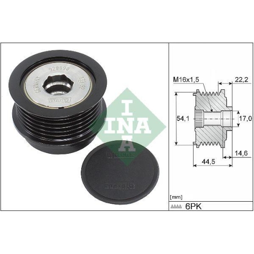 Generatorfreilauf Schaeffler Ina 535 0352 10 f&uuml;r Ford