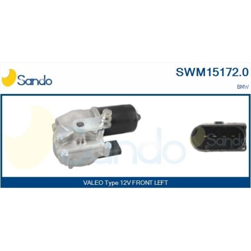 Wischermotor Sando SWM15172.0 für Bmw Vorne