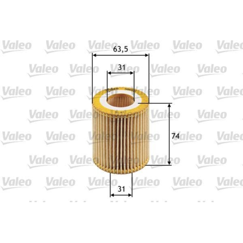 &Ouml;lfilter Valeo 586510 f&uuml;r Alfa Romeo Fiat Opel Saab Suzuki Vauxhall Cadillac