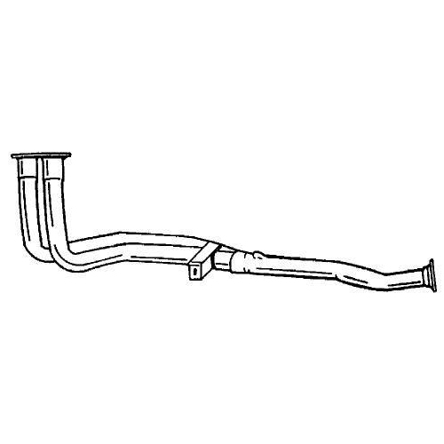 Abgasrohr Sigam 40133 f&uuml;r Opel Vorne