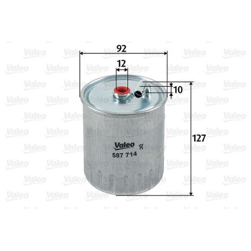 Kraftstofffilter Valeo 587714 f&uuml;r Mercedes Benz Mercedes Benz Mercedes Benz