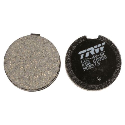 Bremsbelagsatz Scheibenbremse Trw MCB513 Organic Allround f&uuml;r