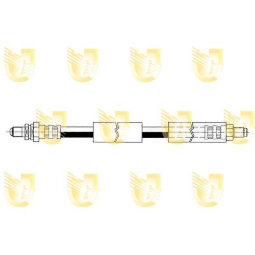 Bremsschlauch Unigom 377303 für Ford Hinten