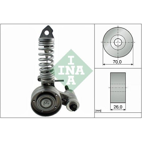 Riemenspanner Keilrippenriemen Ina 533 0085 30 f&uuml;r Opel Vauxhall Chevrolet