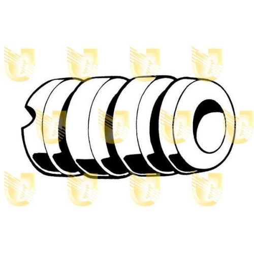 Anschlagpuffer Federung Unigom 390091 für Lancia Vorderachse