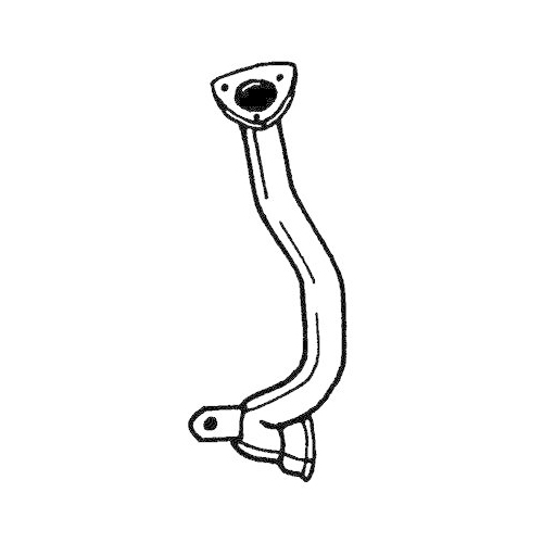 Abgasrohr Sigam 20154 f&uuml;r Citro&euml;n Peugeot Vorne