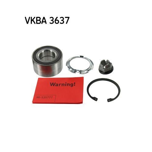 Radlagersatz Skf VKBA 3637 f&uuml;r Mercedes Benz Mercedes Benz Nissan Renault Dacia
