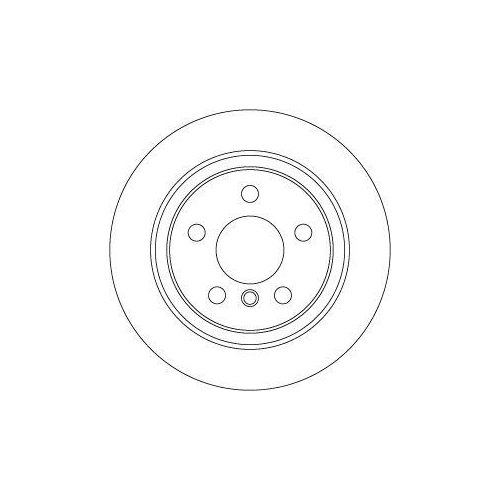 Bremsscheibe Trw DF6756 f&uuml;r Mini Bmw Hinterachse