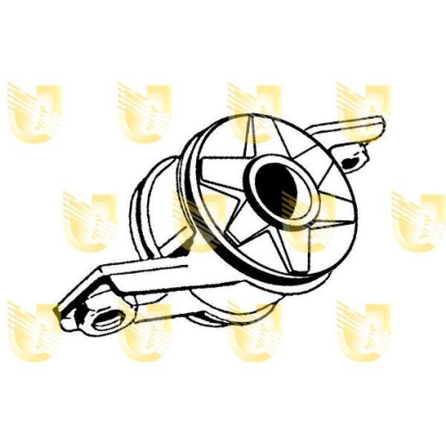 Lagerung Lenker Unigom 390096 f&uuml;r Alfa Romeo Fiat Lancia Vorderachse Links