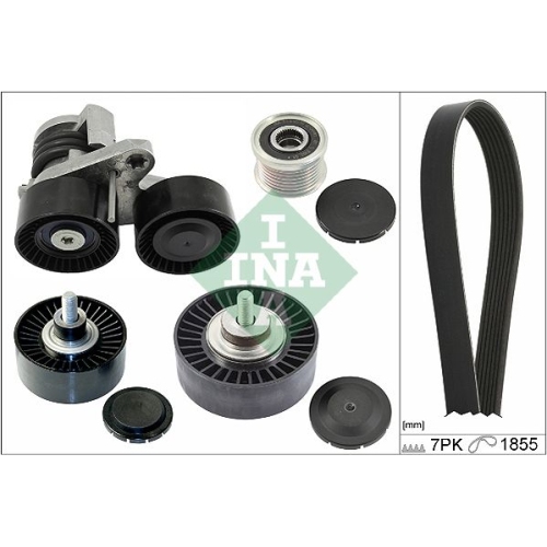 Keilrippenriemensatz Ina 529 0204 10 für Bmw Mini Für Fahrzeuge Mit Klimaanlage