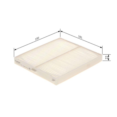 Filter Innenraumluft Bosch 1987435115 f&uuml;r Nissan Suzuki