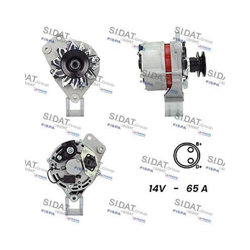 Generator Sidat A12BH0129A2 f&uuml;r Audi Seat Skoda VW Vag