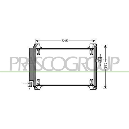 Kondensator Klimaanlage Prasco FT717C001 Prascoselection f&uuml;r Fiat