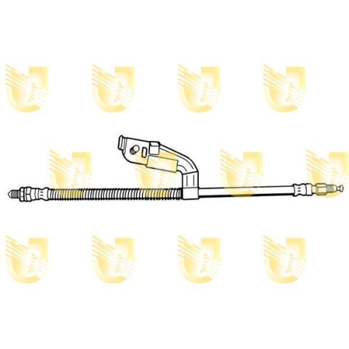 Bremsschlauch Unigom 377314 f&uuml;r Ford Vorderachse Rechts
