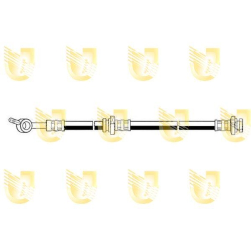 Bremsschlauch Unigom 378013 für Nissan Vorderachse Rechts