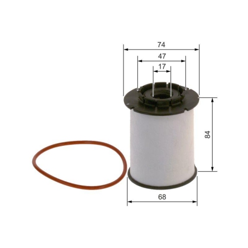 Kraftstofffilter Bosch F026402356 f&uuml;r Gmc Opel Amc