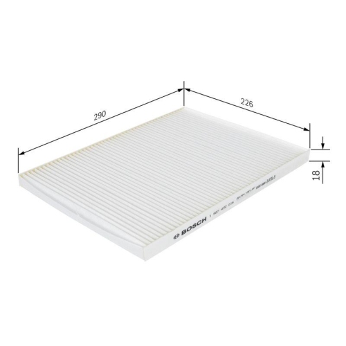 Filter Innenraumluft Bosch 1987432016 für Gmc Opel Vauxhall Chevrolet