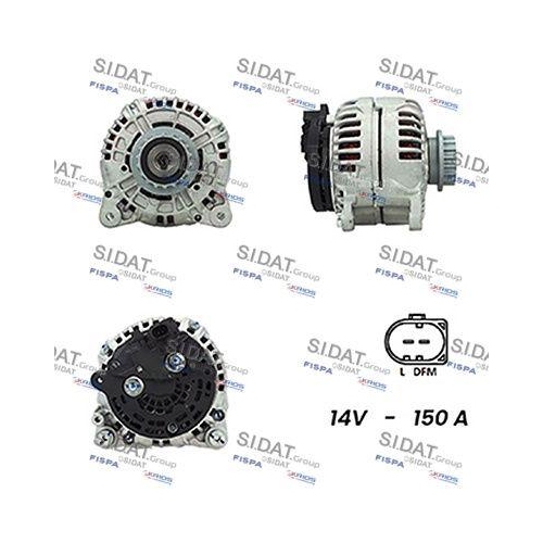 Generator Sidat A12BH0130A2 für Audi Seat Skoda VW Vag