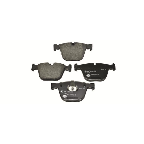 Bremsbelagsatz Scheibenbremse Hella 8DB 355 010-751 f&uuml;r Bmw Bentley Hinterachse