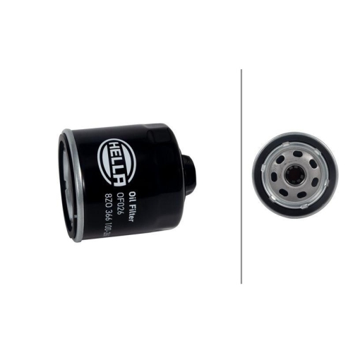 &Ouml;lfilter Hella 8ZO 366 100-261 f&uuml;r Vag