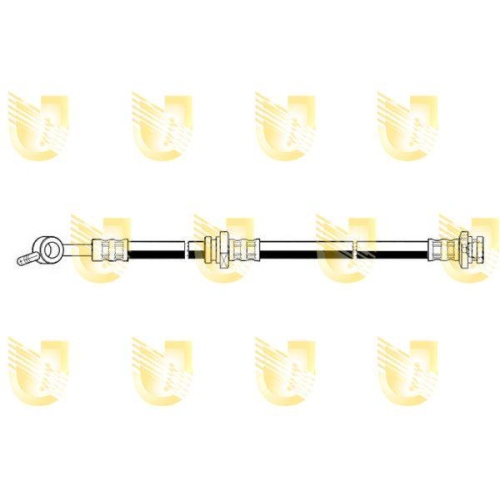Bremsschlauch Unigom 378014 für Nissan Vorderachse Links