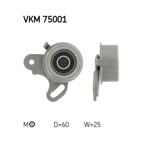 Spannrolle Zahnriemen Skf VKM 75001 f&uuml;r Mitsubishi Proton
