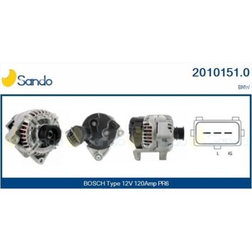 Generator Sando 2010151.0 f&uuml;r Bmw Mini