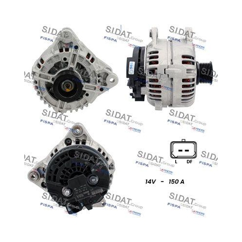 Generator Sidat A12BH0145 f&uuml;r Nissan Opel Renault Infiniti (dfac)