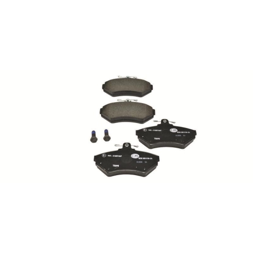 Bremsbelagsatz Scheibenbremse Hella 8DB 355 018-241 f&uuml;r Audi Seat Skoda VW Amc