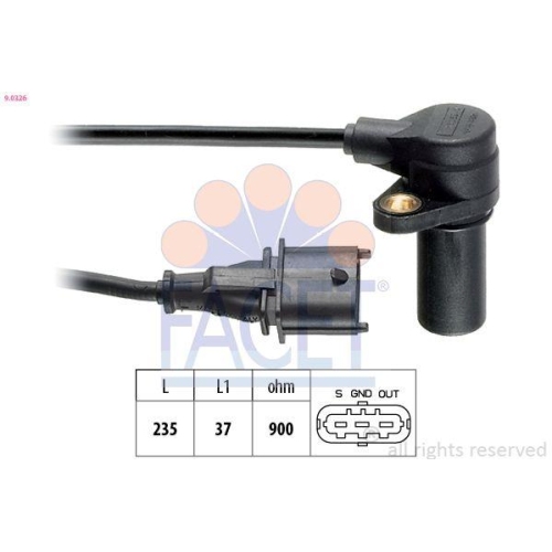 Impulsgeber Kurbelwelle Facet 9.0326 Made In Italy - Oe Equivalent für Honda