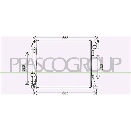 K&uuml;hler Motork&uuml;hlung Prasco DS836R002 Aq f&uuml;r Nissan
