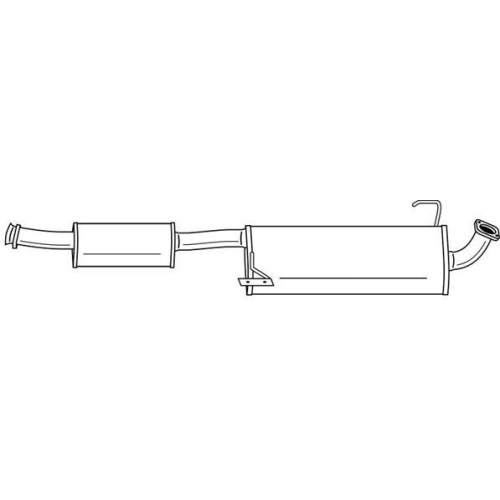 Endschalld&auml;mpfer Sigam 40685 f&uuml;r Opel