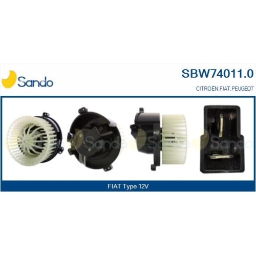 Innenraumgebl&auml;se Sando SBW74011.0 f&uuml;r Fiat F&uuml;r Fahrzeuge Ohne Klimaanlage