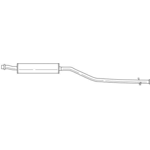 Mittelschalldämpfer Sigam 20460 für Citroën