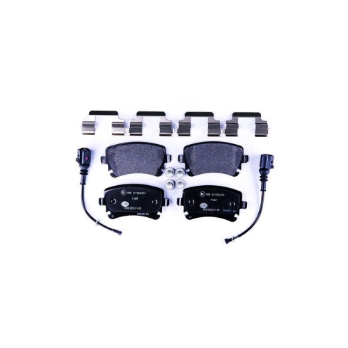 Bremsbelagsatz Scheibenbremse Hella 8DB 355 011-531 f&uuml;r Audi Seat Skoda VW